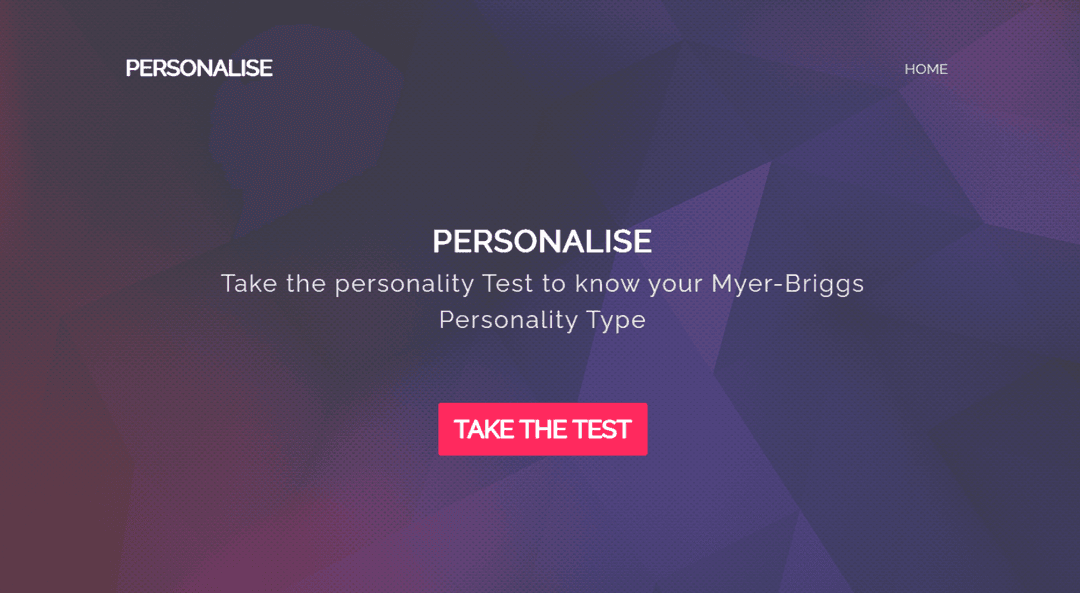 Personalise